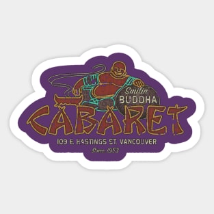 Smilin' Buddha Cabaret Sticker